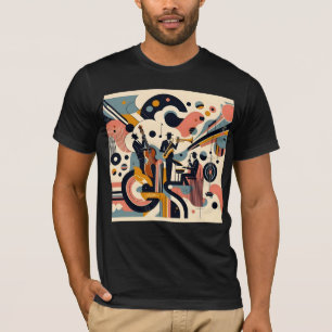 Mid-Century-Jazz-Age-Psychedelic-Trio T-Shirt