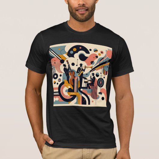 Mid-Century-Jazz-Age-Psychedelic-Trio T-Shirt (Vorderseite)
