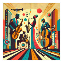 Mid Century Jazz Age Quartett
