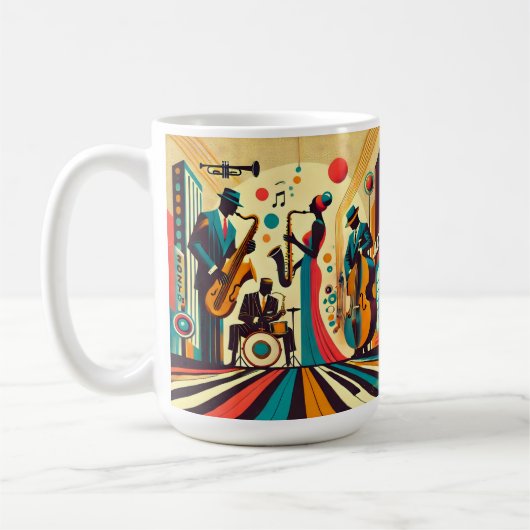 Mid Century Jazz Age Quartett Kaffeetasse (Links)