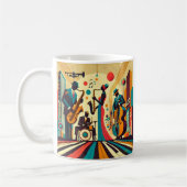 Mid Century Jazz Age Quartett Kaffeetasse (Links)