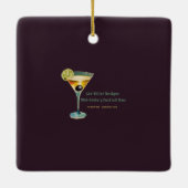 Mid Century Jazz Age Quartett Keramikornament (Rückseite)