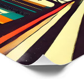 Mid Century Jazz Age Quartett Poster (Ecke)