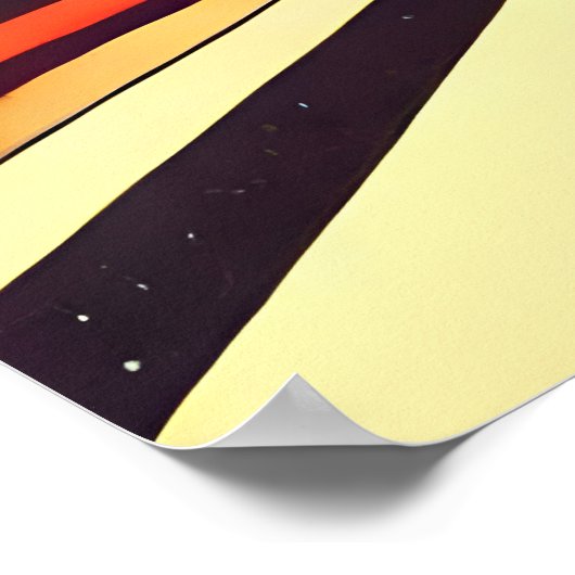 Mid Century Jazz Age Quartett Poster (Ecke)