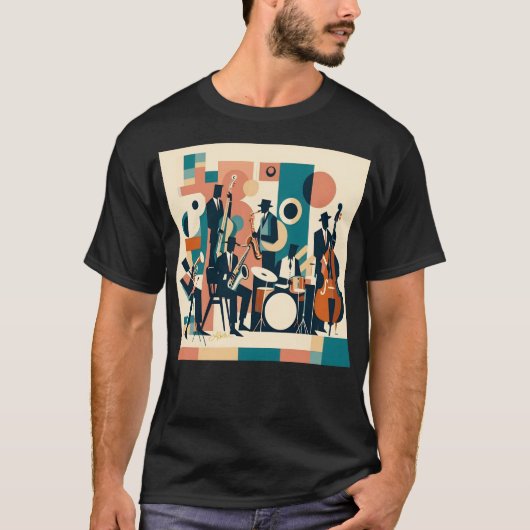Mid Century Jazz Age Sextet T-Shirt (Vorderseite)
