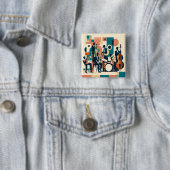 Mid Century Jazz Age Sextett Button (Beispiel)