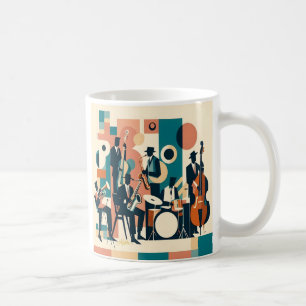 Mid Century Jazz Age Sextett Kaffeetasse