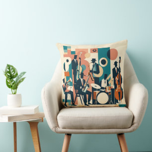 Mid Century Jazz Age Sextett Kissen