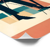 Mid Century Jazz Age Sextett Poster (Ecke)