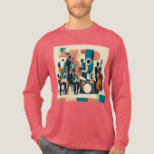 Mid Century Jazz Age Sextett Tri-Blend Shirt (Vorderseite)