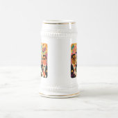 Mid Century Mardi Gras Cocktail Party Bierglas (Mittel)