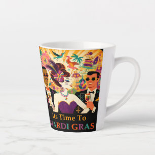 Mid Century Mardi Gras Cocktail Party Milchtasse