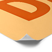 Mid Century Martini Dance Party Poster (Ecke)