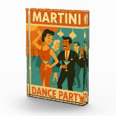 Mid Century Martini Tanzparty Fotoblock (Rechts)