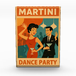Mid Century Martini Tanzparty Fotoblock
