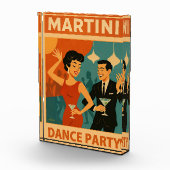 Mid Century Martini Tanzparty Fotoblock (Rechts)
