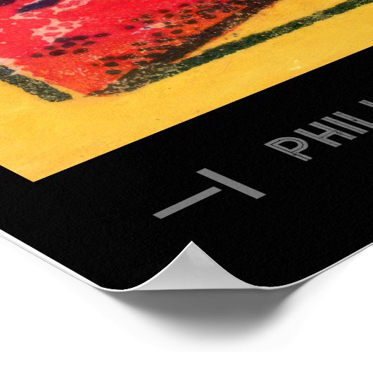 Mid Century Matchbox Art Poster (Ecke)