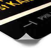 Mid Century Matchbox Cover Art Poster (Ecke)