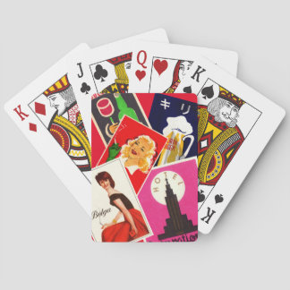 Mid Century Matchbox Cover Art Spielkarten