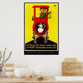Mid Century Matchbox Cover Kunst Poster (Küche)