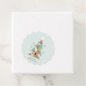 Mid-Century Merry Christmas  Geschenkanhänger (Beispiel)