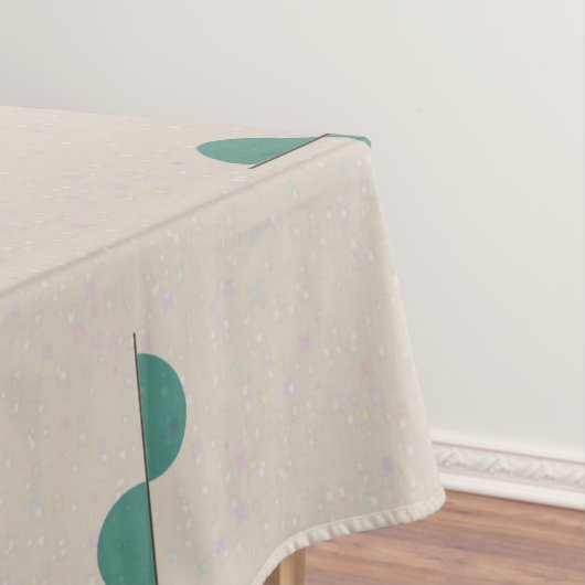 Mid-Century Midern Orbs Design Tischtennis Tischdecke (Beispiel)