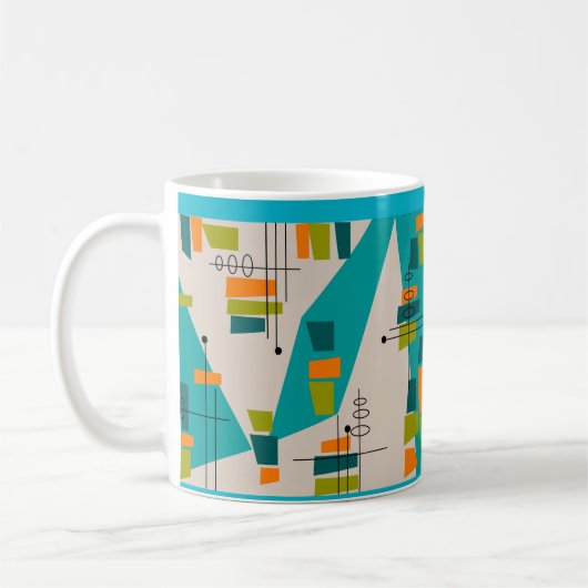 Mid-Century Modern Abstract #55 Kaffeetasse (Links)
