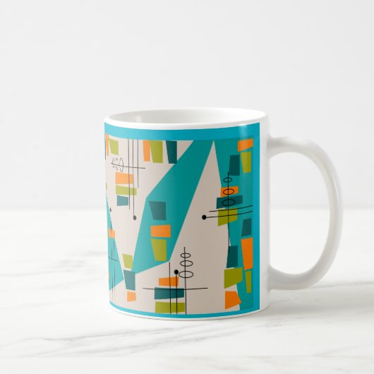 Mid-Century Modern Abstract #55 Kaffeetasse (Rechts)