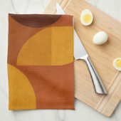 Mid-Century Modern Abstract Composition Geschirrtuch (Viertel Falte)