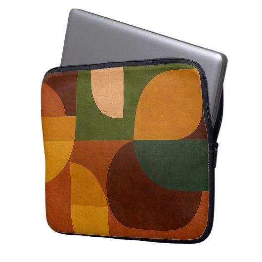 Mid-Century Modern Abstract Composition Laptopschutzhülle (Vorderseite Links)