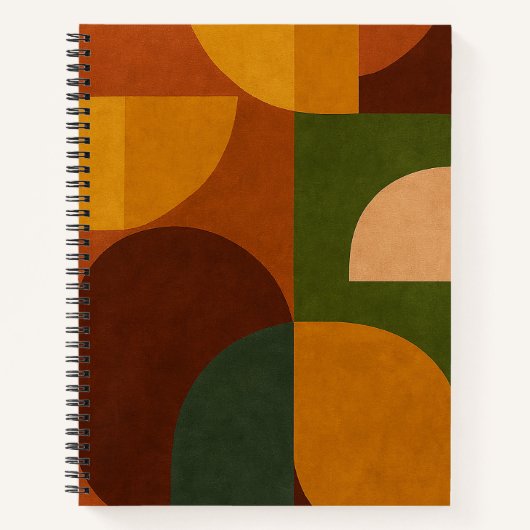 Mid-Century Modern Abstract Composition Notizblock (Vorderseite)