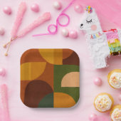 Mid-Century Modern Abstract Composition Pappteller (Party)