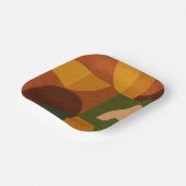Mid-Century Modern Abstract Composition Pappteller (Gewinkelt)