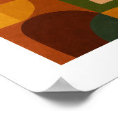 Mid-Century Modern Abstract Composition Poster (Ecke)