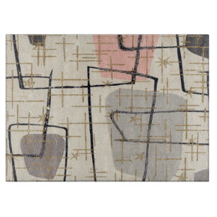Mid Century Modern Abstract Schneidbrett Schneidebrett