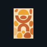 Mid-Century Modern Abstract Shapes Terracotta Wall Leinwanddruck<br><div class="desc">Add a touch of warmth to your home with this minimalist Mid-Century Modern abstract piece. Featuring geometric shapes and organic blobs in earthy terracotta,  ochre,  and mustard tones,  it’s the perfect addition to a cozy bedroom or bohemian-style living room. Simple,  stylish,  and timeless.</div>