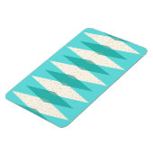 Mid Century Modern Argyle Flexibler Magnet (Linke Seite)