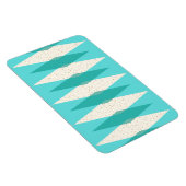 Mid Century Modern Argyle Flexibler Magnet (Rechte Seite)