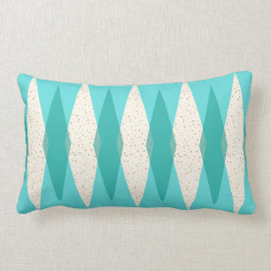 Mid Century Modern Argyle Kissen