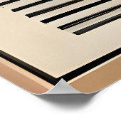 Mid Century Modern Art He Follows The Sun Poster (Ecke)