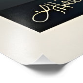 Mid Century Modern Art Mountain Sunrise Martini Fotodruck (Ecke)