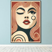 Mid Century Modern Art The Beauty Spot Leinwanddruck (Insitu (Holzboden))