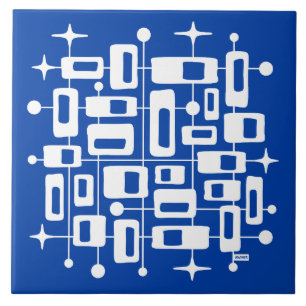 Mid-Century-Modern-Atom-Abstrakt Fliese