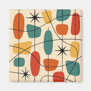 Mid Century Modern Atomic Abstract Magnet