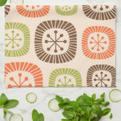 Mid Century Modern Atomic Age Geschirrtuch (Gefaltet)