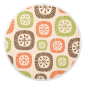 Mid Century Modern Atomic Age Keramikknauf (Vorderseite)