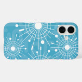 Mid-Century Modern Atomic Christmas Snowflakes Case-Mate iPhone Hülle (Rückseite (Horizontal))