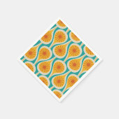 Mid Century Modern Atomic Drops Retro Muster Serviette (Ecke)