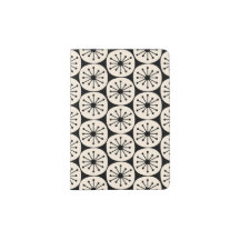 Mid Century Modern Atomic Punkte Retro Schwarz Cre