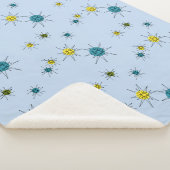 Mid-Century Modern Atomic Sherpadecke (3/4)